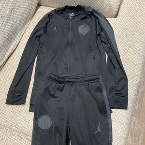Boys XS Paris Saint Germain, PSG, track suit.